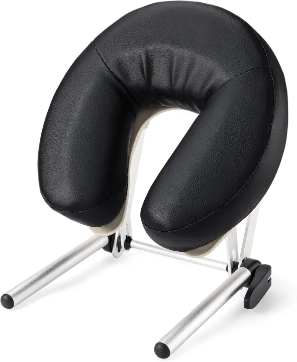 Adjustable Massage Table Face Cradle & Memory-Foam Pillow Headrest